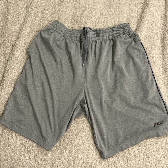 Men’s Fila Basketball Shorts - blue and grey - Picture 3 of 3